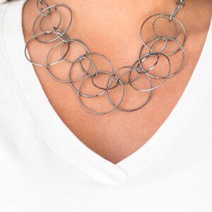 Paparazzi Jewelry Accessories - Circa de Couture - Black Necklace - Vintage